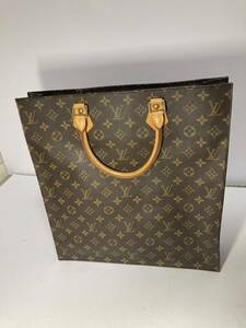 ルイヴィトン M51140 モノグラム サックプラ ハンドバッグ LOUIS VUITTON ブラウン レザー トートバッグ　送料無料