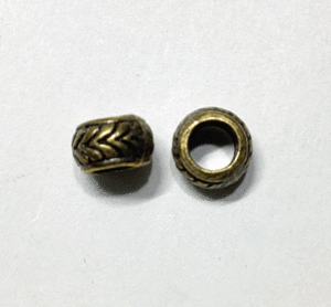 即決/ループパーツ・ビーズパーツ/古美/縦4.5ｍｍ*径7.5ｍｍ*穴4.0ｍｍ/10個/A1