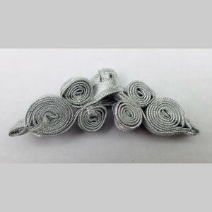  prompt decision * tea ina button * silver *45*24mm*5 piece *G2