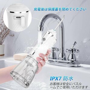 【新品 未使用 激安】口腔洗浄器 ジェットウォッシャーノズル4本 お口のにおい対策 口臭対策 オーラルケア 旅行にも B2401Z380 1円～の画像2