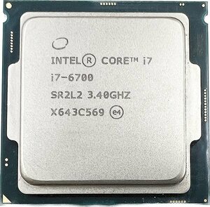 CPU Intel Core i7-6700 no. 6 generation 3.40GHz SR2L2 operation verification settled used PC parts repair parts parts YA3249