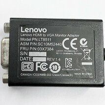 HDMI-VGA モニターアダプター 3本セット MODEL PN：LT8511 Lenovo PCパーツ 動作確認済 修理 部品 パーツ YA3282_画像4