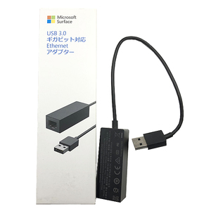 純正 Microsoft Surface USB3.0 ギガビット対応 Ethernet アダプター MODEL:1821 EJS-00008 動作確認済 PCパーツ 修理 部品 パーツ YA2567