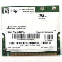 無線LANカード Intel WM3A2100 0R2078 WM3A2100WWDELL ジャンク 動作未確認 PCパーツ 部品 パーツ YA2560_画像1