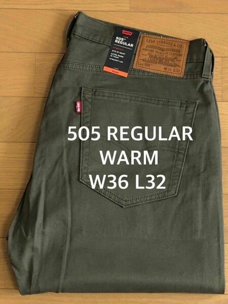 Levi's 505 REGULAR FIT WARM 005052430 W36 L32