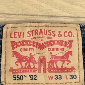 Levi's 550 '92 RELAXED TAPER HOW WE DID IT W33 L30の画像5