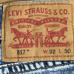 Levi's 517 BOOTCUT MEDIUM INDIGO CITY DAYS W32 L30の画像5