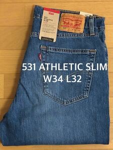 Levi's 531 ATHLETIC SLIM HIT SNOOZE W34 L32