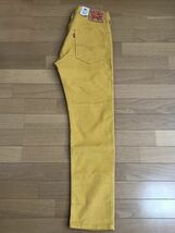 Levi's 502 TAPER FIT CORDUROYマスタードW31 L32_画像2