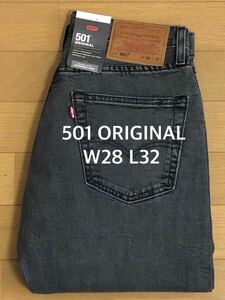 Levi's 501 ORIGINAL FIT BLACK PARRISH W28 L32