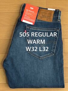 Levi's 505 REGULAR FIT WARM LOHI W32 L32