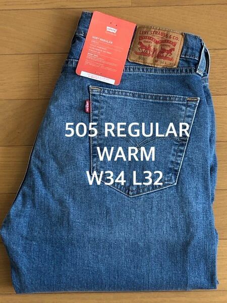 Levi's 505 REGULAR FIT WARM W34 L32