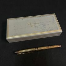 FDc285Y06 Christian Dior ディオール 万年筆 METAL K14 ゴールド 585 BDA027 文房具 筆記用具_画像2