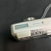 FDc297Y06 MINOLTA ミノルタ CAPIOS 160 A カピオス シルバーカラー コンパクトフィルムカメラ ソフトケース付_画像7