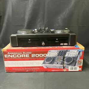 DDe592Y12 American Audio ENCORE 2000 DJ機器 音響機材 デュアルCDプレイヤー 箱付きの画像4