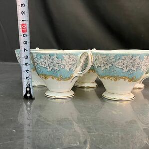 DDb943Y08 ロイヤルアルバート ROYAL ALBERT エンチャントメント 5客 Enchantment カップ＆ソーサーまとめの画像6