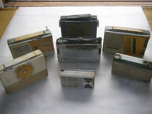 * Showa era antique radio various together [ present condition goods ] operation not yet verification Junk *