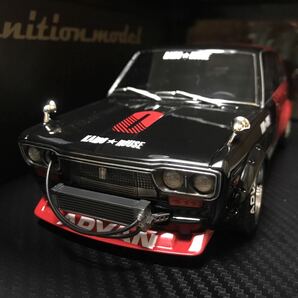 ignition Model 1/18 イグニッションモデル IG3149 1/18 Datsun Bluebird 510 Wagon アドバンカラー ADVAN ダットサン ブルーバードワゴンの画像9