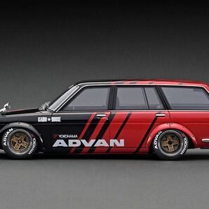 ignition Model 1/18 イグニッションモデル IG3149 1/18 Datsun Bluebird 510 Wagon アドバンカラー ADVAN ダットサン ブルーバードワゴンの画像2