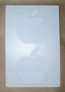 ★ラスト１【非売品/未使用】Apple ステッカー ３枚組 アップル シール 白いリンゴ iPhone iPad【送料無料】