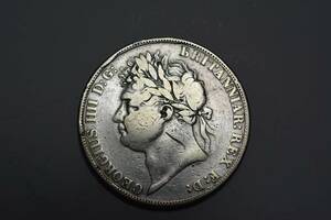 （１６５－E）阿波コイン　英国　１C銀　1821年　佳品ー並品クラス
