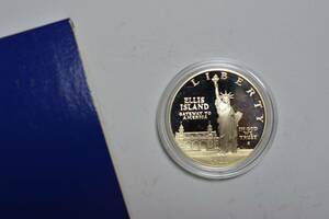 （１６７－Ｇ）阿波コイン　アメリカミントセット　1986年　１Ｄ銀　２６．７３ｇ（９００）　未使用品クラス