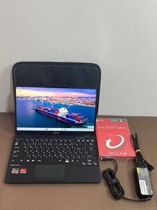 富士通 ノートパソコン 新品 同様 windows11 13.3型 Ryzen 7 SSD 256GB FMV LIFEBOOK UH75/F3 FMVU75F3BC