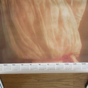当時物 中島みゆき ポスター 51.5cm×72.5cm 83年 カレンダー キャニオンレコード 非売品 の画像3