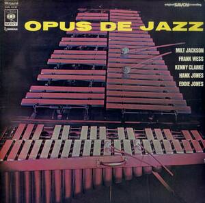 A00583717/LP/ミルト・ジャクソン/フランク・ウェス/ケニー・クラーク/ハンク・ジョーンズetc「Opus De Jazz (SOPL-53-SY・バップ)」