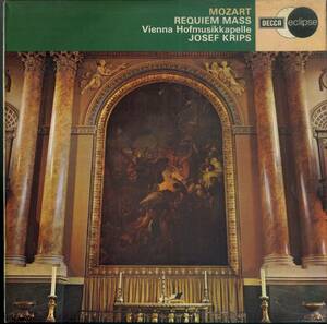 A00535157/LP/ヨーゼフ・クリップス「モーツァルト：Requiem Mass」