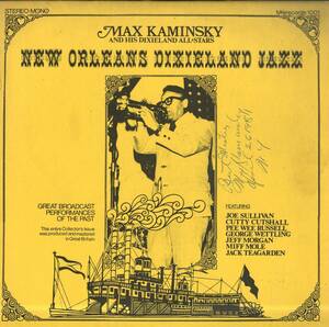 A00546263/LP/Max Kaminsky And His Dixieland All-Stars「New Orleans Dixieland Jazz」