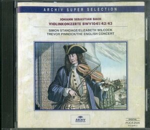 D00145613/CD/トレヴァー・ピノック「J.S.バッハ:ヴァイオリン協奏曲集」