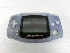 n626 ☆【初期起動確認済】任天堂 ゲームボーイアドバンス 本体 AGB-001+ソフト1本付 中古ジャンク品扱い ☆