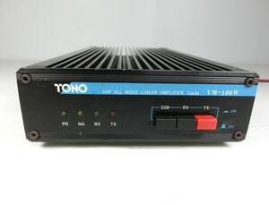 n578 ☆【通電確認のみ】東野電機/TONO VM-100W 144MHz 100W リニアアンプ 動作未確認/ジャンク品扱い ☆