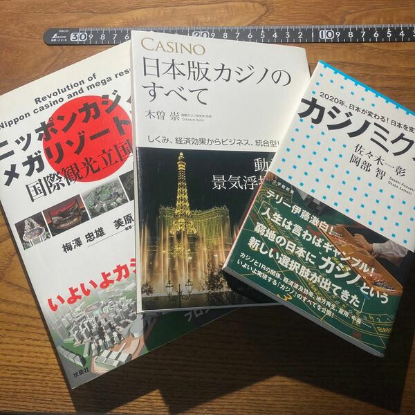 【3冊セット】カジノ&統合型リゾート　書籍