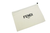 K326.. FENDI フェンディ ベースボールキャップ 帽子 ファブリック FFロゴ イタリア製 FXQ768ALH8F0QA1 ★ブラック_画像9