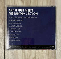 【CD】Art Pepper（アート・ペッパー） / Meets The Rhythm Section（ミーツ・ザ・リズム・セクション）_画像2