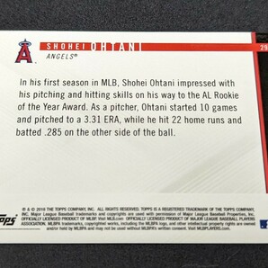 TOPPS 2018 On Demand Shohei Ohtani #29 Rookie Year in Review RC 大谷翔平の画像2