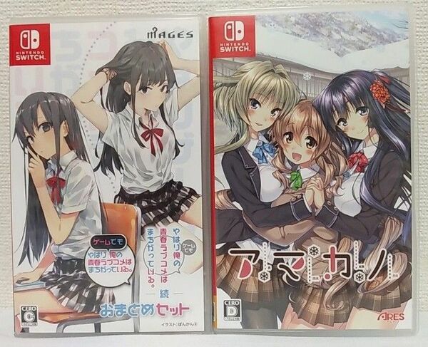 「やはりゲームでも俺の青春ラブコメはまちがっている。&続 おまとめセット」「アマカノ」2本セット