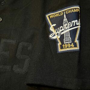 supreme Mitchell&ness baseball jersey black Hennessy シュプリーム ミッチェル&ネス 初期 スペシャル 激レア ベースボール 名作の画像2
