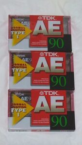 TDK AE カセットテープ　3本セット