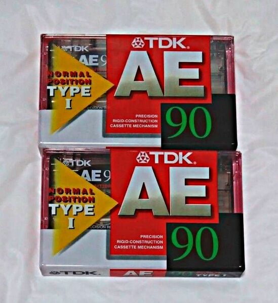 【新品　未開封】TDK AE カセットテープ 2本セット