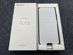 ☆新品未使用品☆《送料無料》XPERIA(エクスペリア)◆Ace III SO-53C　① 新品　未使用　SIMフリー　ブラック