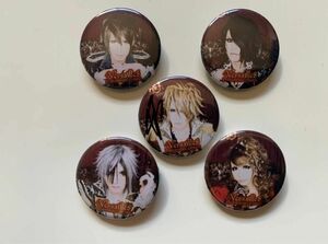 Versailles 缶バッジ 5個セット KAMIJO サイン入り 新品②