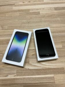 iPhoneSE3 128G ホワイト　アイフォン エスイー サード SIMフリー iPhoneSE3ホワイト128G