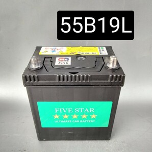 【中古312 送料込み】55B19L/バッテリー/沖縄、離島エリア不可/38B19L/40B19L/42B19L/44B19L/55B19L/対応/の画像1