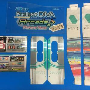 中古 初音ミク Project DIVA Arcade インスト・タイトルパネル・装飾品 セットの画像1