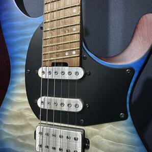 美品 Ibanez Q Standard QX54QM-BSM ヘッドレス エレキギター アイバニーズ キルト EVO Goldの画像8