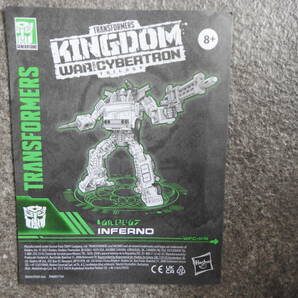  Transformers Kingdom Inferno Hasbro WFC-K19 キングダム オートボットインフェルノの画像3