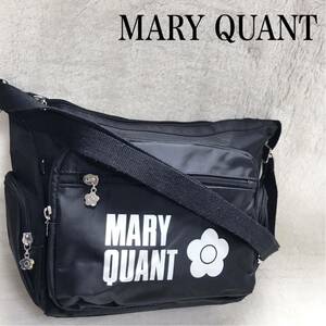 極美品 限定 完売品 MARY QUANT マリークワント ナイロンバッグ 黒